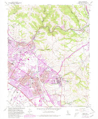 Niles 1961 topographic map thumbnail