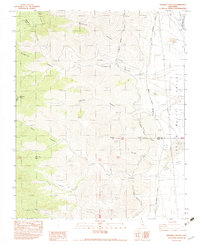 Ninemile Canyon 1982 topographic map thumbnail