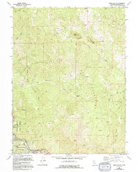 Noble Butte 1969 topographic map thumbnail
