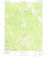Noble Butte 1969 topographic map thumbnail