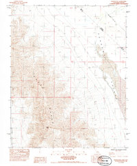 Nopah Peak 1984 topographic map thumbnail