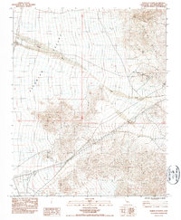 North of Baker 1983 topographic map thumbnail