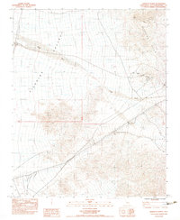 North of Baker 1983 topographic map thumbnail