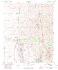 North of Oildale 1954 topographic map thumbnail