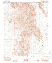 North of Tecopa Pass 1983 topographic map thumbnail
