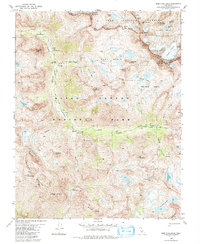 North Palisade 1982 topographic map thumbnail