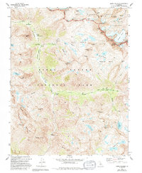 North Palisade 1982 topographic map thumbnail