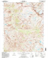 North Palisade 1994 topographic map thumbnail