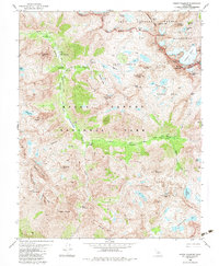 North Palisade 1982 topographic map thumbnail