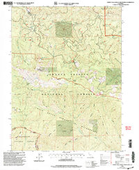 North Yolla Bolly Mountains 1998 topographic map thumbnail