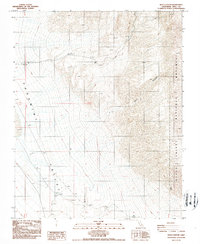 Nova Canyon 1986 topographic map thumbnail