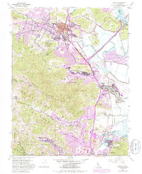 Novato 1954 topographic map thumbnail