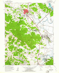 Novato 1954 topographic map thumbnail