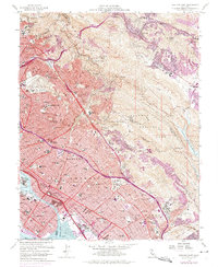 Oakland East 1959 topographic map thumbnail