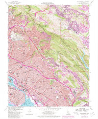 Oakland East 1959 topographic map thumbnail