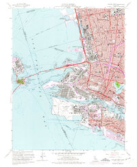 Oakland West 1959 topographic map thumbnail