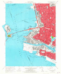 Oakland West 1959 topographic map thumbnail
