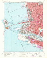 Oakland West 1959 topographic map thumbnail