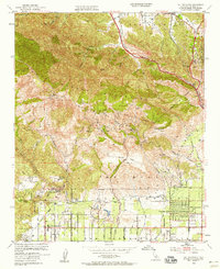 Oat Mountain 1952 topographic map thumbnail