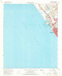 Oceanside 1968 topographic map thumbnail