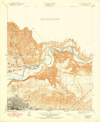 Oil Center 1950 topographic map thumbnail