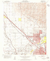 Oildale 1954 topographic map thumbnail