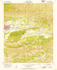 Ojai 1952 topographic map thumbnail