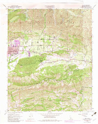 Ojai 1952 topographic map thumbnail