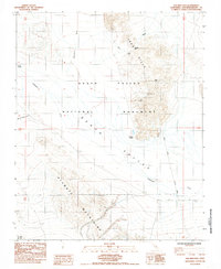 Old Ibex Pass 1985 topographic map thumbnail
