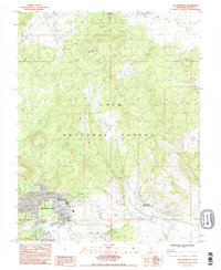 Old Mammoth 1983 topographic map thumbnail