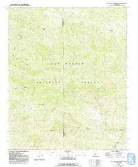 Old Man Mountain 1991 topographic map thumbnail