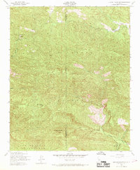 Old Man Mountain 1943 topographic map thumbnail