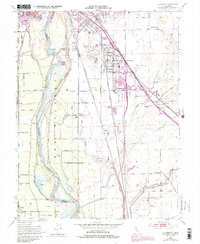 Olivehurst 1952 topographic map thumbnail