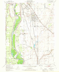 Olivehurst 1952 topographic map thumbnail