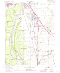 Olivehurst 1952 topographic map thumbnail