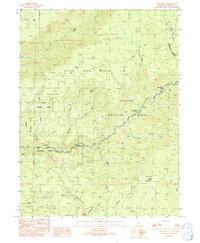 Onion Butte 1991 topographic map thumbnail