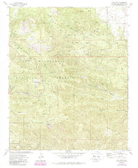 Onyx Peak 1972 topographic map thumbnail