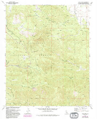 Onyx Peak 1972 topographic map thumbnail