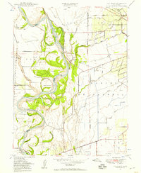 Ord Ferry 1949 topographic map thumbnail