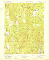 Oregon House 1950 topographic map thumbnail