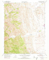 Orestimba Peak 1955 topographic map thumbnail