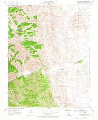 Orestimba Peak 1955 topographic map thumbnail