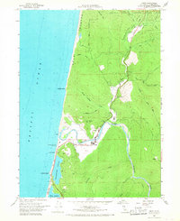 Orick 1966 topographic map thumbnail