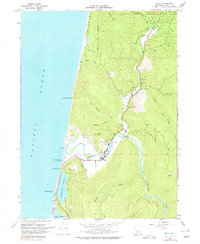 Orick 1966 topographic map thumbnail