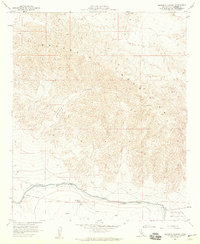Orocopia Canyon 1958 topographic map thumbnail