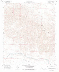 Orocopia Canyon 1958 topographic map thumbnail