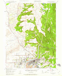 Oroville 1947 topographic map thumbnail