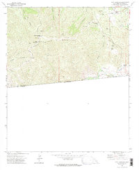 Otay Mountain 1972 topographic map thumbnail