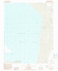 Owens Lake 1987 topographic map thumbnail