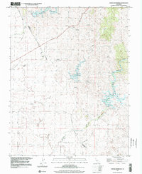 Owens Reservoir 1999 topographic map thumbnail